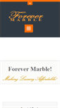 Mobile Screenshot of forevermarble.com